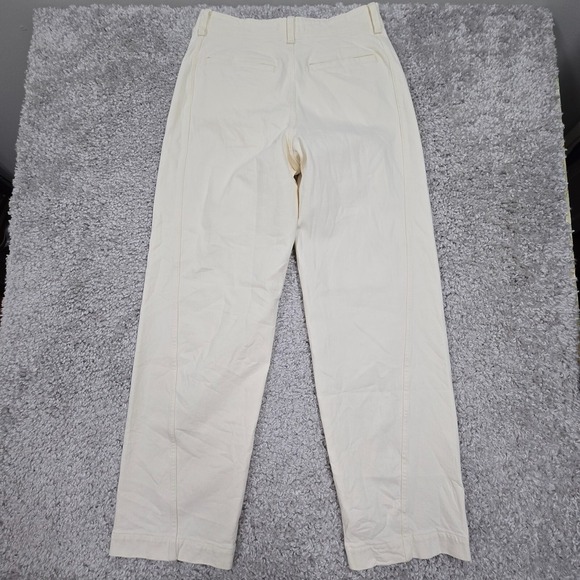Madewell Jeans Womens 30 Cream High Rise Tapered‎ Denim Office READ - Picture 11 of 16